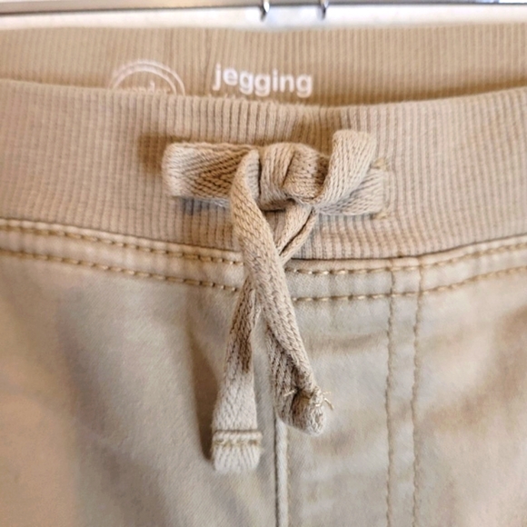 WonderNation Elastic Waist Stretch Jeggings Khaki Kid Girls Sz L 10-12 PLUS FUC - Picture 6 of 16